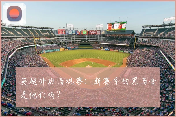 英超升班马观察：新赛季的黑马会是他们吗？